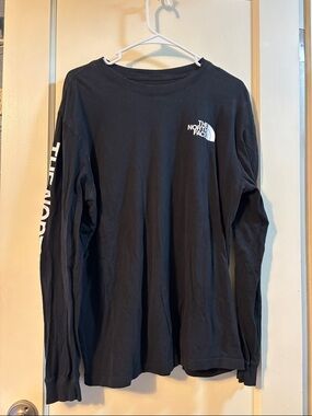 The North Face Black Long Sleeve Logo Shirt